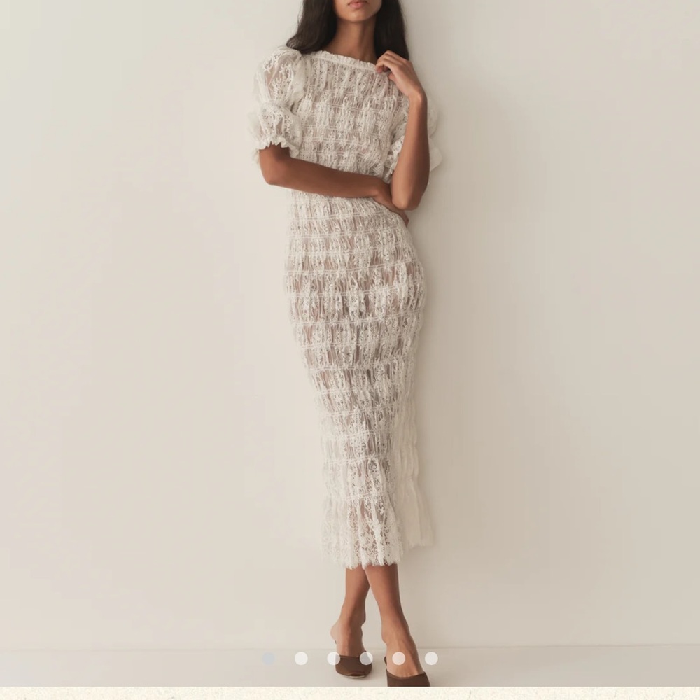 NWT DOEN RAQUELLA WHITE LACE DRESS